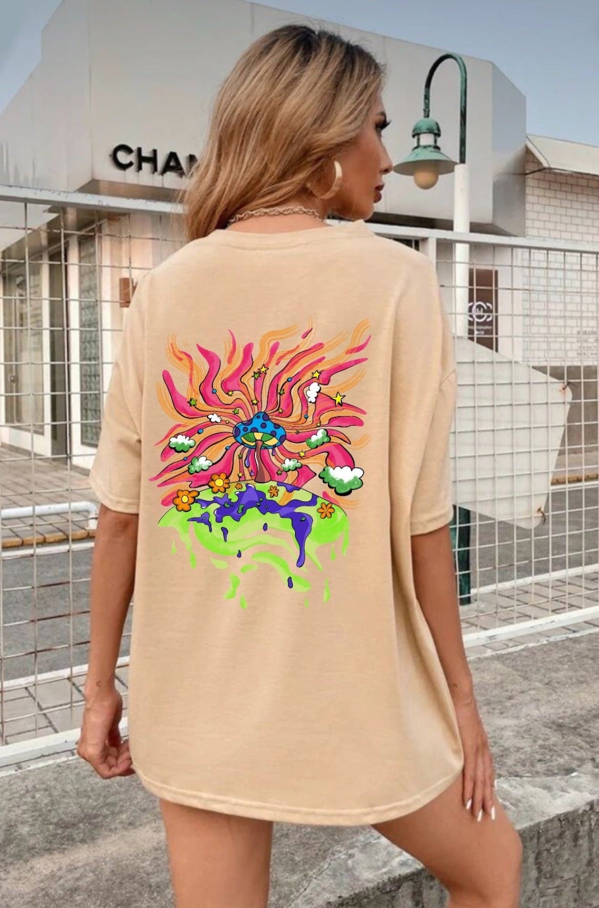 Mushroom Magic oversized T-shirt